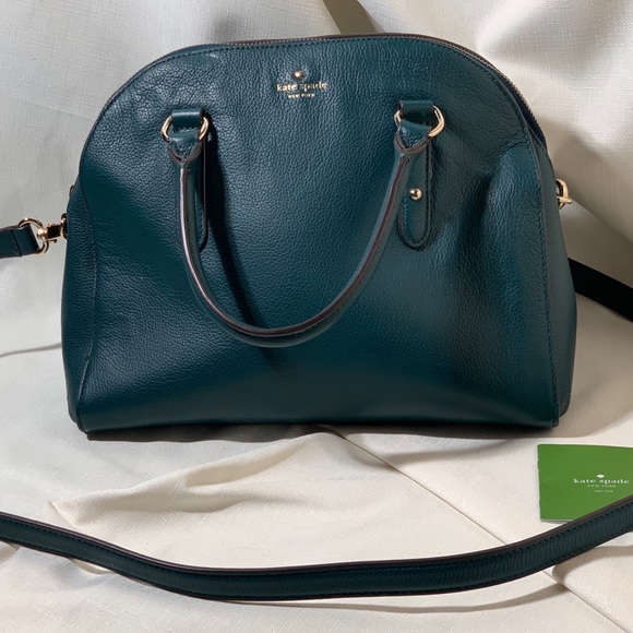 Kate Spade Forest Green Handbag - Picture 1 of 7